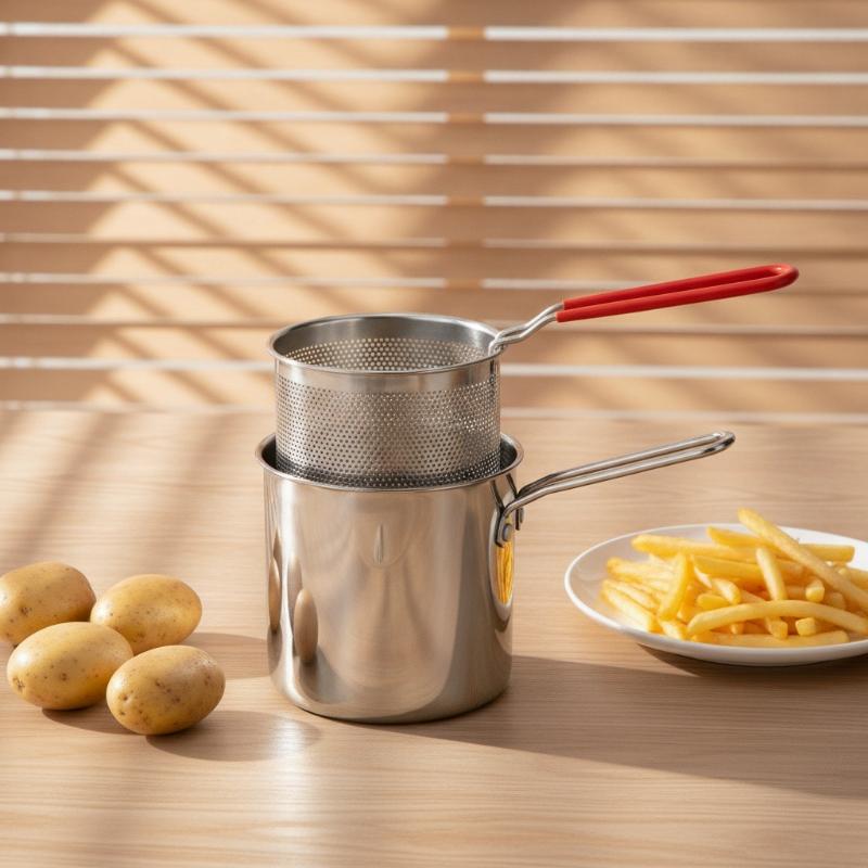 Induction Cooker - Stainless Steel Deep Fryer With Frying