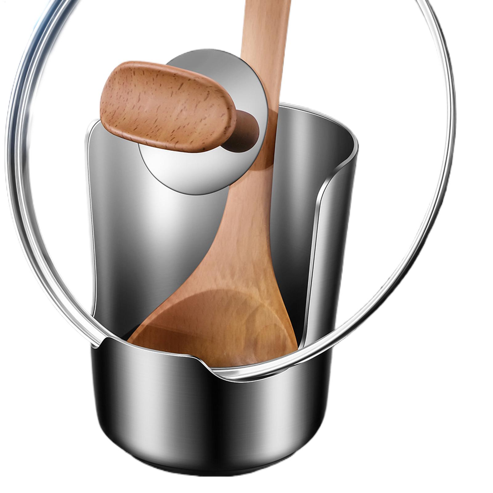 Kitchen Appliances Cabinet - Stainless Steel Pot Lid Holder Non-slip