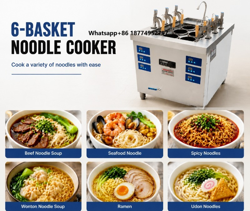 6 Basket Commercial Induction  - đánh giá và giá Induction Cooker