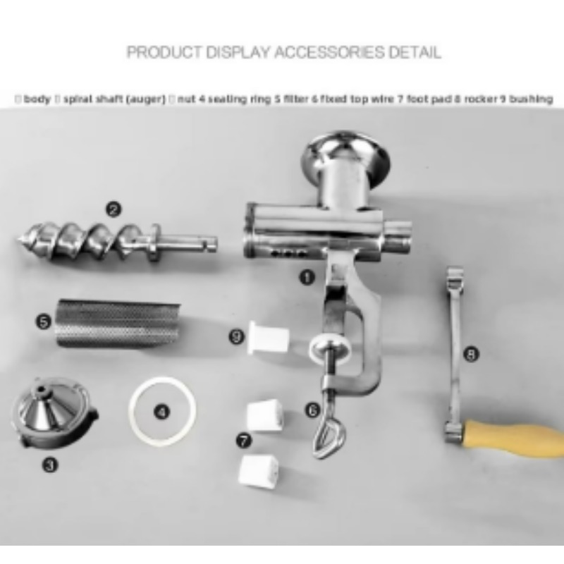 Hand-cranked Desktop Stainless - đánh giá và giá Juicer