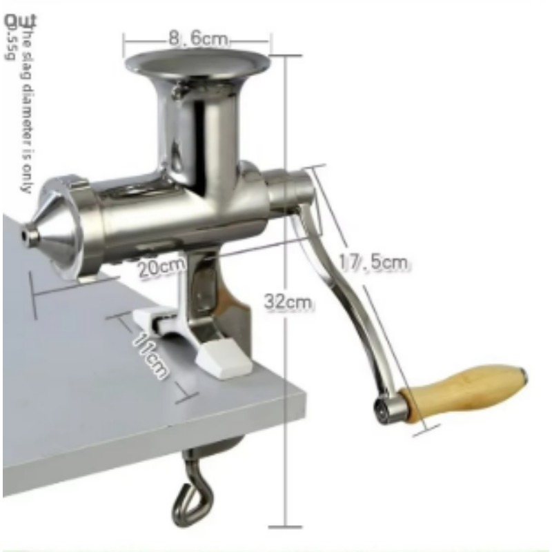 Hand-cranked Desktop Stainless - đánh giá và giá Juicer