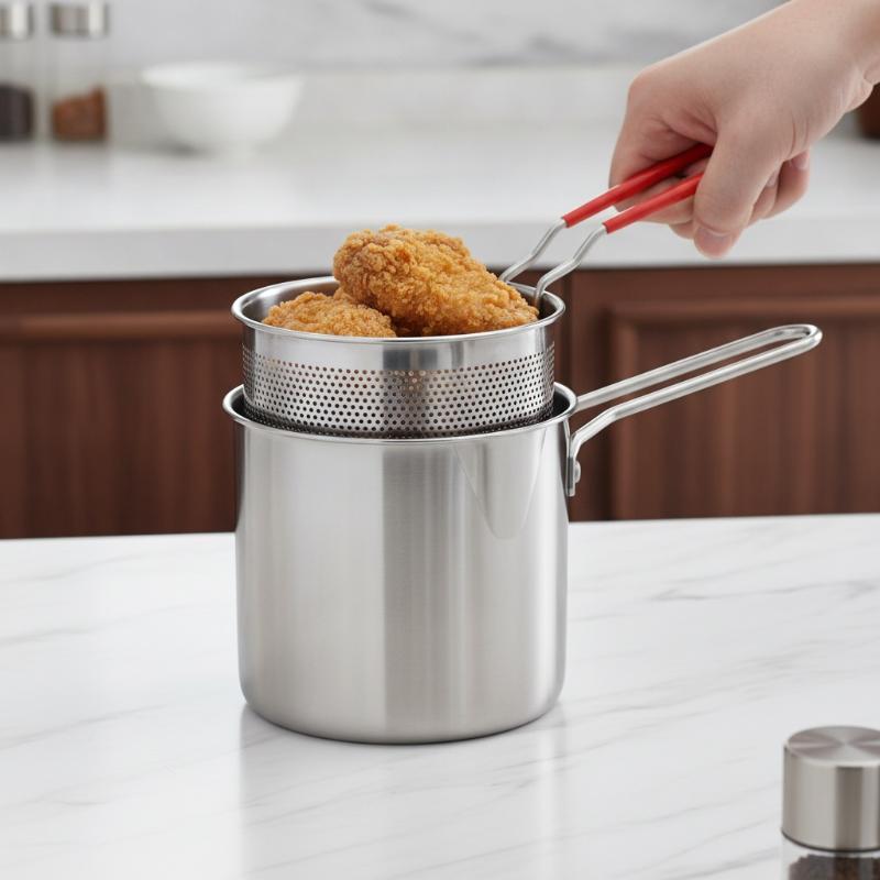 Stainless Steel Deep Fryer Wit - đánh giá và giá Induction Cooker