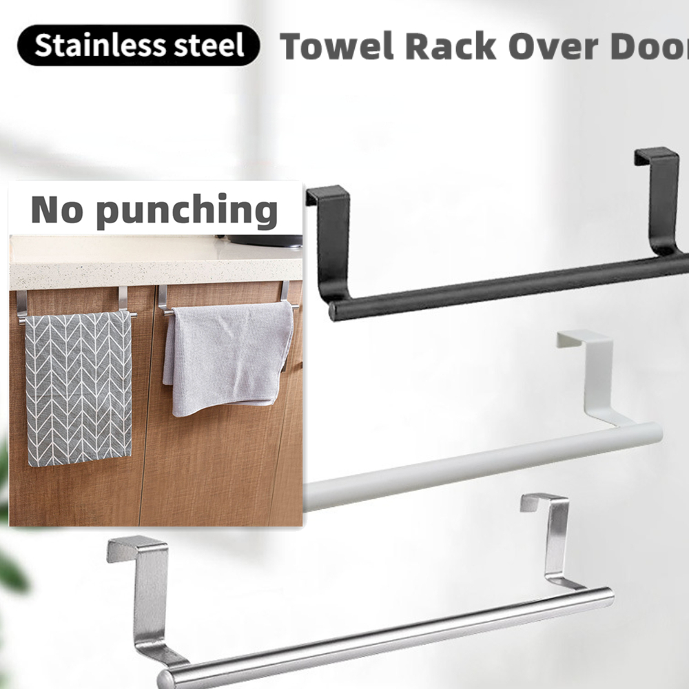 1/2Pcs Towel Rack Over Door To - đánh giá và giá Kitchen Appliances Cabinet