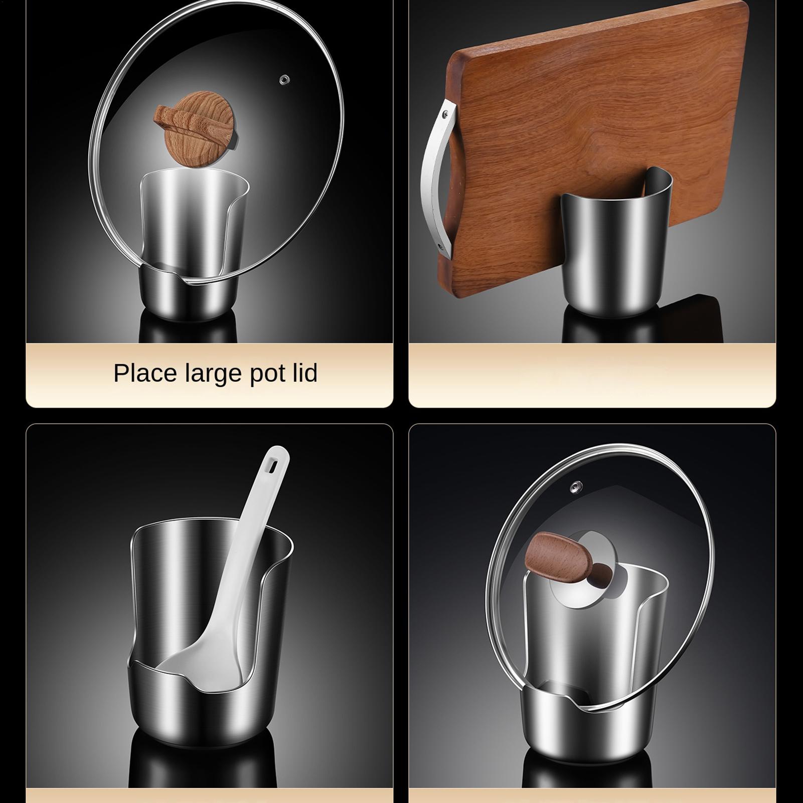 Stainless Steel Pot Lid Holder - đánh giá và giá Kitchen Appliances Cabinet