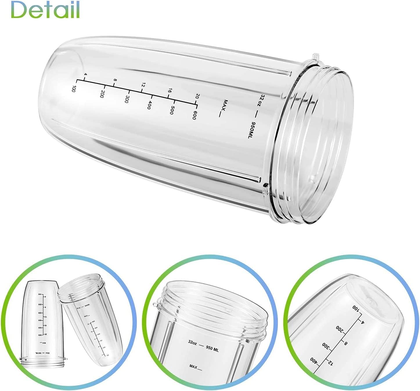 2 PCS Replacement Parts 32oz B - đánh giá và giá Blender