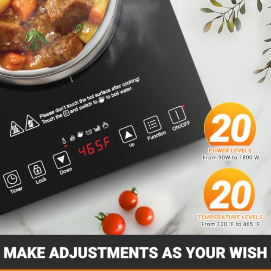 Portable induction cooktop for - đánh giá và giá Induction Cooktop Portable